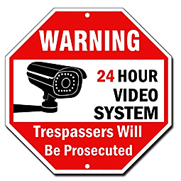 Video Warning Sign